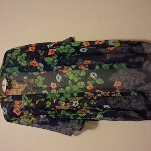 Brand New Floral Sheer Kimono